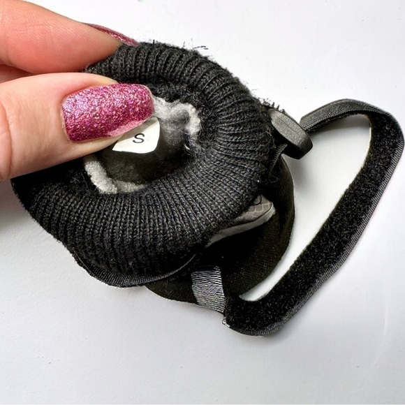 Dog Boots Winter Shoes Waterproof Reflective Cold Weather Wear Black Small New - Picture 6 of 6